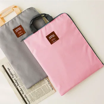 

New Student A4 Canvas File Folder Bag Office Supplies Organizer Bag Document Organizer, school File pocket