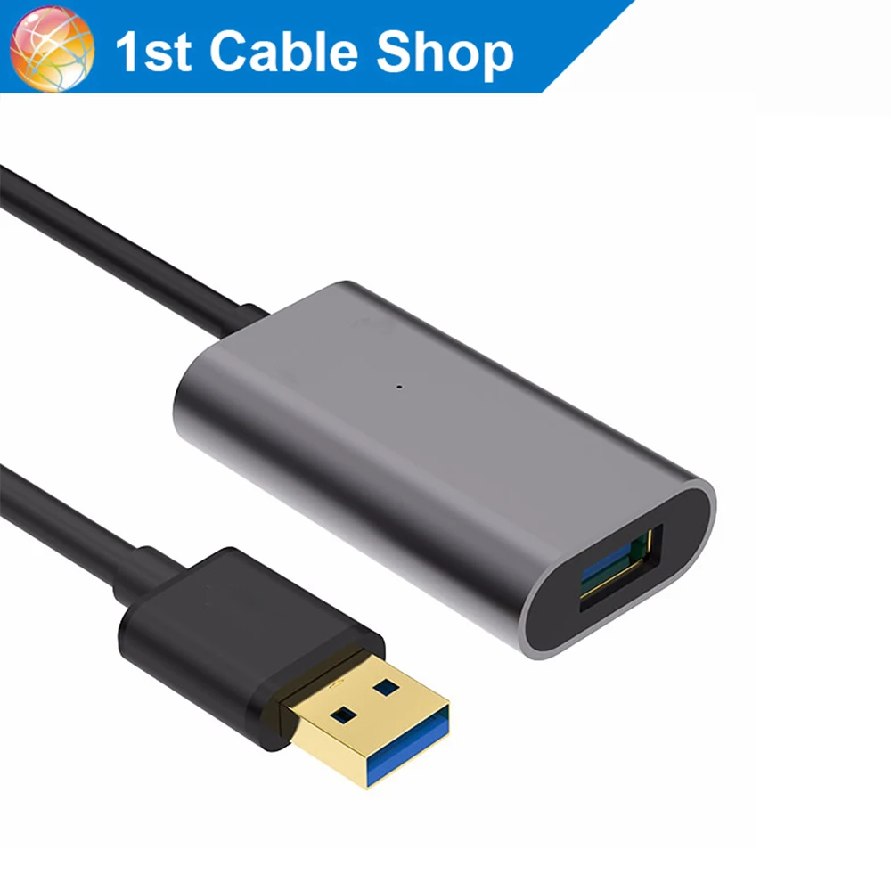

Active USB 3.0 extension cable 5m with Amplifier booster IC 16ft USB 3.0 A male to A female for PC laptop