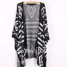 2013 Уникальный дизайн весенний женский свитер ZA с v-образным вырезом пуговица с дизайном «ракушка» вязаный свитер женский кардиган свитер неравномерной длины трикотаж