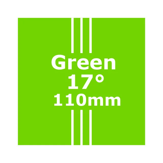 3D Кованые литые+ 3 K Углеродные Горные/Велосипедный вынос 6/17 градусов Диаметр вилочного зажима 28,6 мм Диаметр руля 31,8 мм* 60-120 мм - Цвет: 17 Degree Green110mm