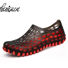 Новинка года; модные повседневные мужские сандалии; модные пластиковые сандалии; летняя пляжная обувь; обувь для воды; шлепанцы; Быстрая