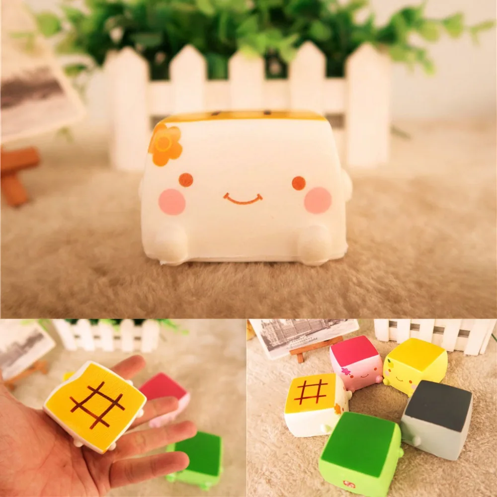 Очаровательная имитация тофу супер медленный рост Детская Игрушка снятие стресса игрушка подарок головоломка игрушка