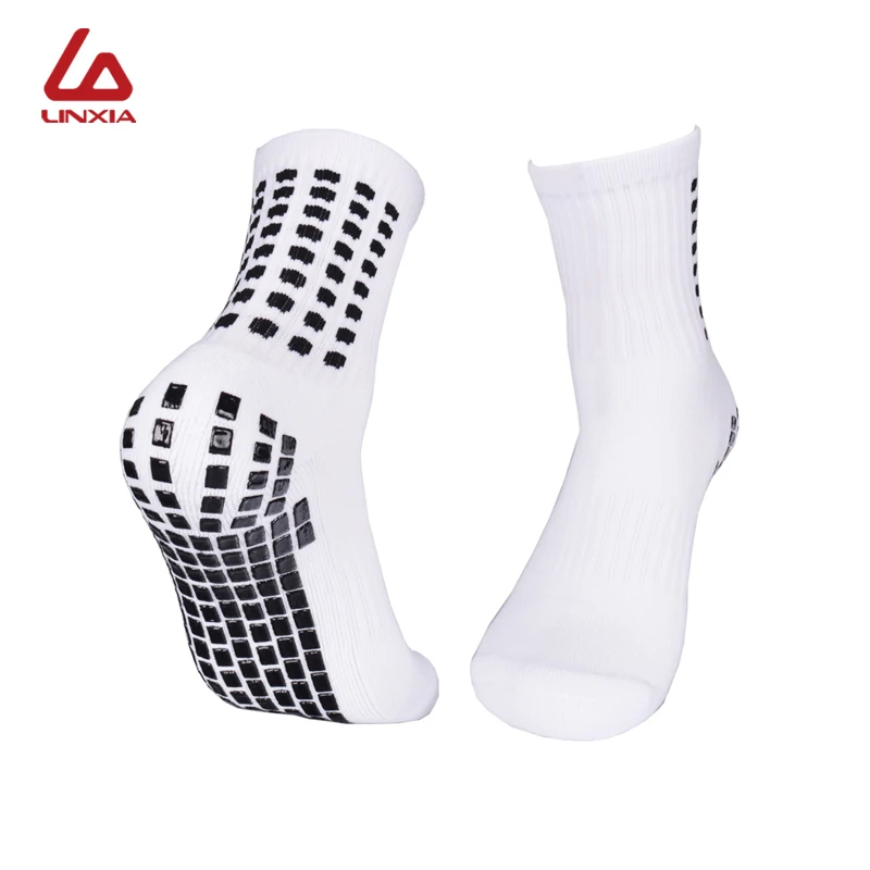 

New Men Anti-Slip Football Socks High Quality Soft Breathable Thickened Sports Socks Running Cycling Hiking Women Soccer Socks