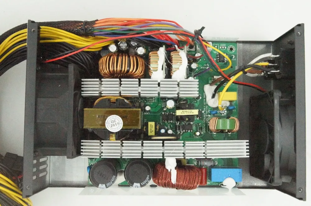 Bitcoin mining power supply Ethereum Certificate 2000W Server ATX PSU power supply for rig miner Graphics card rx 470 570 RX580