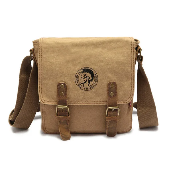 

Men Women Retro Canvas Aslant Shoulder Messenger Crossbody Bag Traveling Casual Bag 2016 New Free Ship