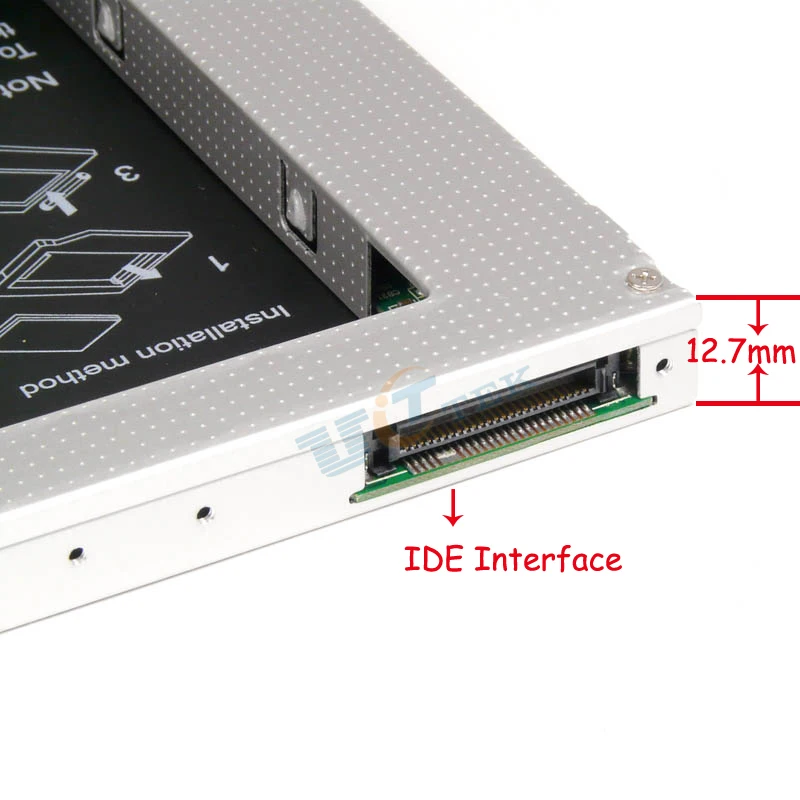 2nd SATA to IDE HDD Hard SSD Caddy for Dell Inspiron 6000 6000D 6400 E1505 1501