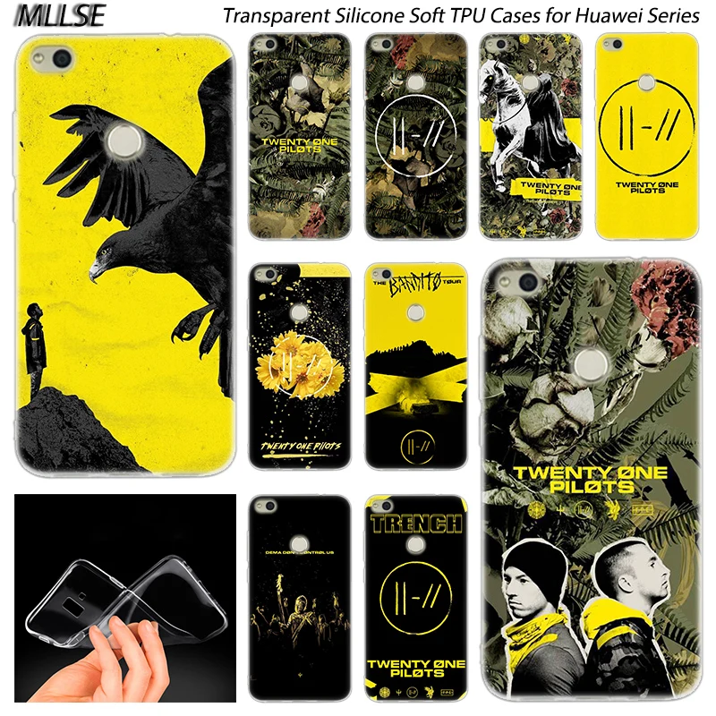 Hot Twenty One Pilots Trench Era Silicone Case For Huawei Nova 3