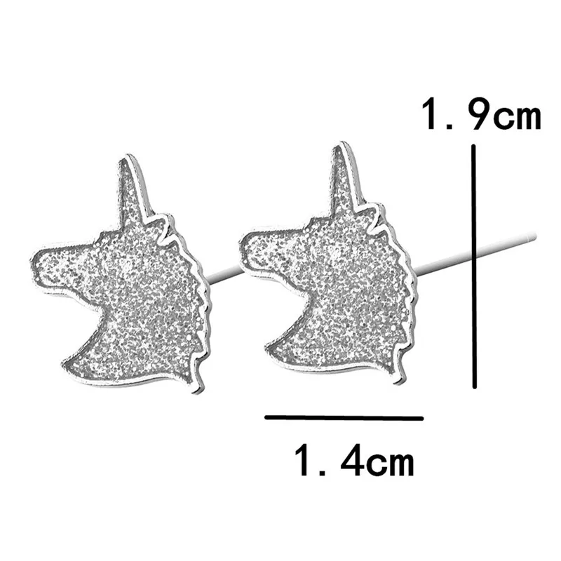 Charming Crystal Unicorn Earrings -Unicorn Fashion