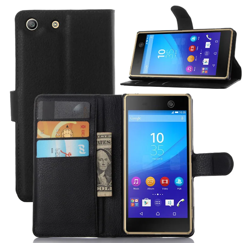 Чехол yelun для Sony Xperia M5 C4 Z5 mini чехол кошелек с откидной крышкой из искусственной