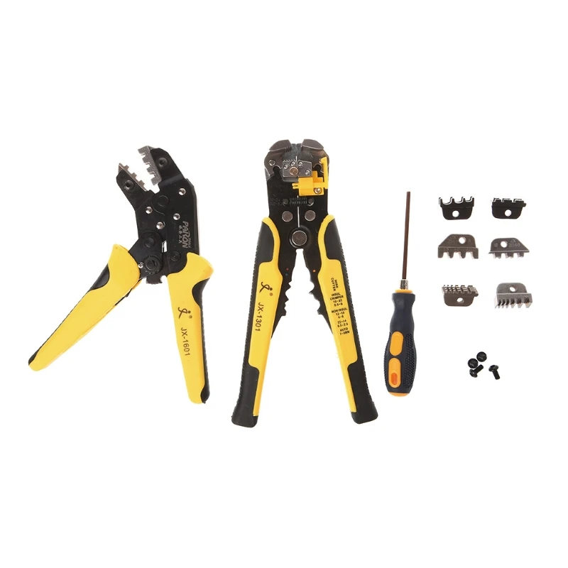 

Kit 4 In 1 Ratcheting Terminals Crimping Pliers Wire Strippers Engineering Tools