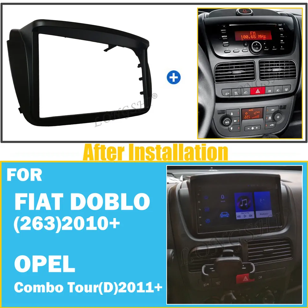 LONGSHI Double Din Car Stereo Fitting 