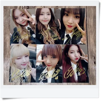 

signed GFRIEND autographed original photo 6 inches 6 photos set freeshipping 062017 C version