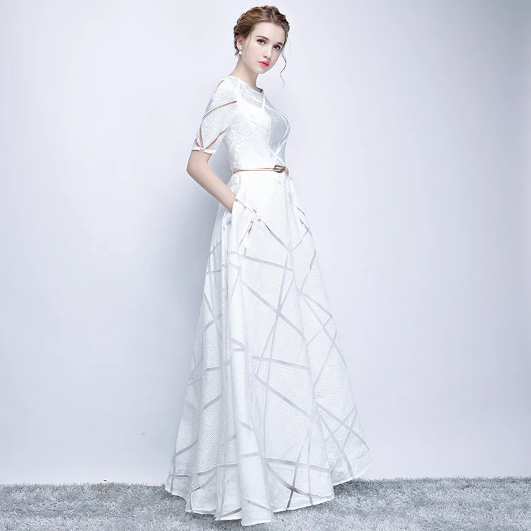 Белое платье женское серое в полоску XS-3XL размера плюс длина до пола платье Новинка Весна Лето короткий рукав вечернее платье vestidos JD77