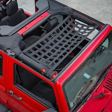 Сверхмощный автомобиль крыша кровать-гамак грузовая Сетка Крышка для Jeep Wrangler
