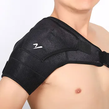 

Adjustable Left/Right Shoulder Bandage Protector Brace Joint Pain Injury Shoulder Support Strap Training Sports Gym Equipment