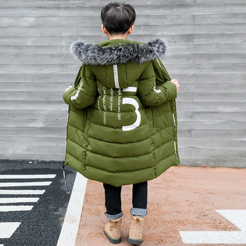 Koop Winter Thicken Winddicht Warme Jas Kinderen Waterdichte Kinderen Bovenkleding Kinderkleding Jongens Jassen Voor 3 12 Jaar Oud