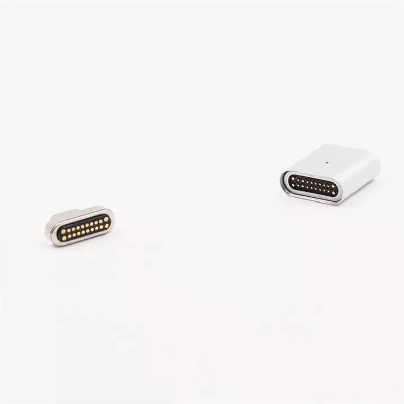 Магнитный адаптер MLLSE 20 PIN Type C для Macbook Pro MateBook быстрой зарядки ноутбука с портом TYPE