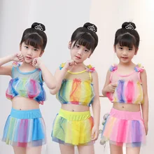 Костюмы из двух предметов для девочек, детская одежда для купания, детский купальный костюм, одежда для купания, купальные костюмы для больших девочек, детские костюмы для плавания, pige badedragt