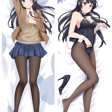 November аниме негодяй не грезит о кролике девочке сенпай Seishun Buta Yara Dakimakura наволочка для тела чехол для подушки обнимающий чехол