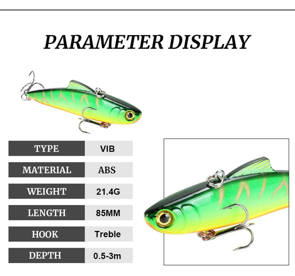 1 шт. Тонущая рыболовная приманка с вибрацией 85 мм 21,4 г рыболовные крючки воблер кренкбейт искусственные японские жесткие приманки для щуки