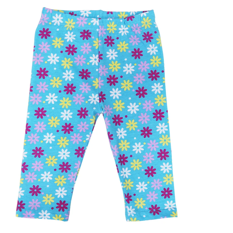 Girls Autumn Legging Cotton Pants 3 pcs/lot Knee Length Pants Capris Baby Clothes Child Kids Clothing Little Q