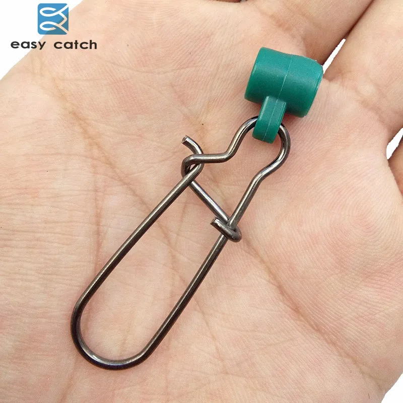 Easy Catch 20 шт. зеленая пластиковая головка вертлюг с хорошей оснасткой рыболовная