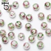 Perles en verre de Murano Transparent de 12mm pour fabrication de bijoux, Bracelet à facettes pour femmes ► Photo 3/6