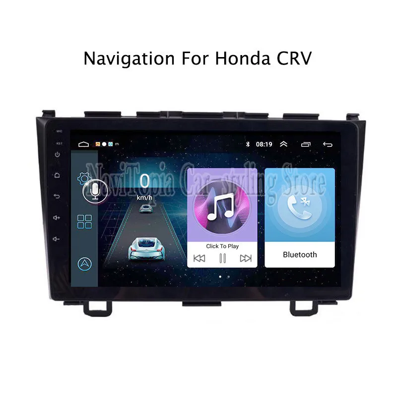 9 дюймов Android 0 автомобильное радио GPS навигация Мультимедиа Стерео DVD плеер для Honda