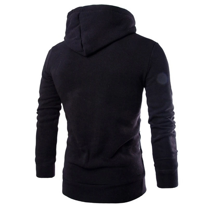 2018 Autumn Winter Sweatshirt Men's Casual Long Sleeve Patchwork Hoodie Hooded Sweatshirt Top Tee Outwear Blouse F#N07 (3)