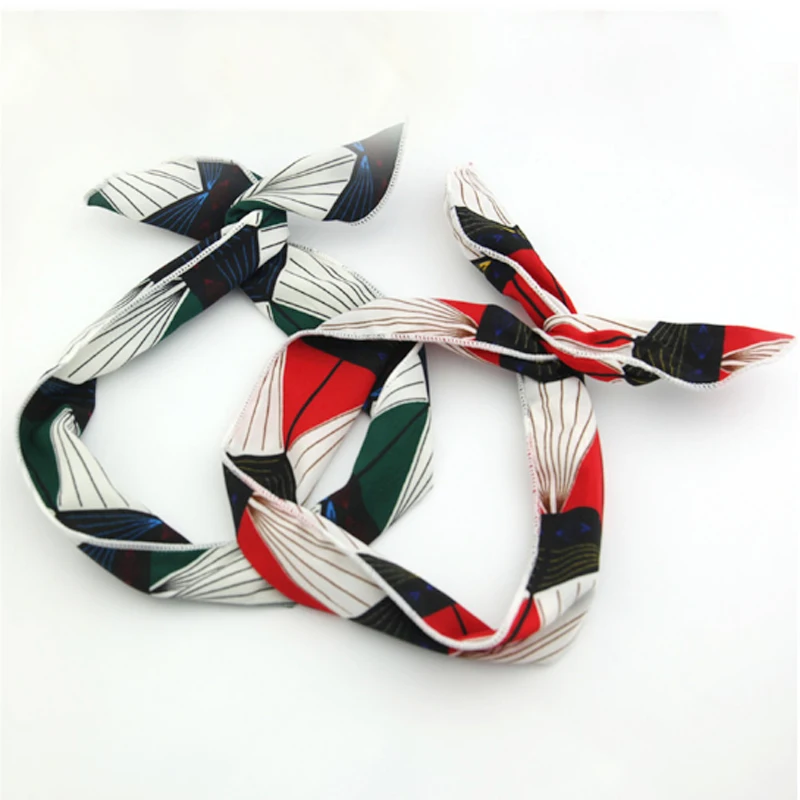 

NEW Bow Bunny Ears Hairband Korean Fashion Creative Leaf Pattern Design Soft Kawaii Headband Charm Girl Hair Accessories