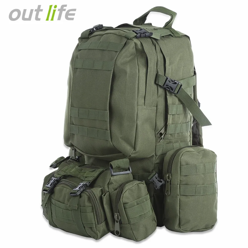 50L Multifunctional Outdoor Backpack Camping Climbing Hiking Backpacks