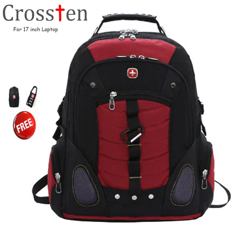Crossten versatile Swiss Military Army Travel Bags Laptop Backpack 15.6