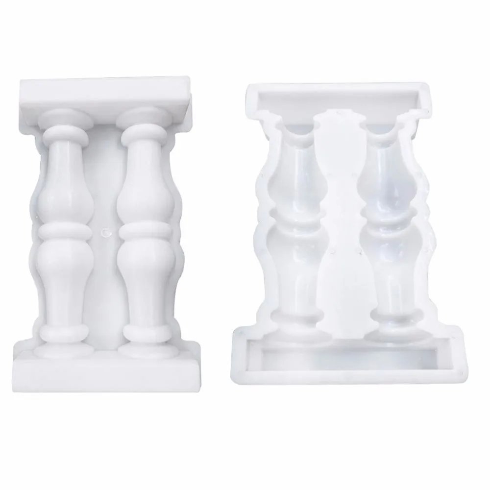 Римская колонна Пластиковая форма для бетона DIY ремесло бассейн забор цемент