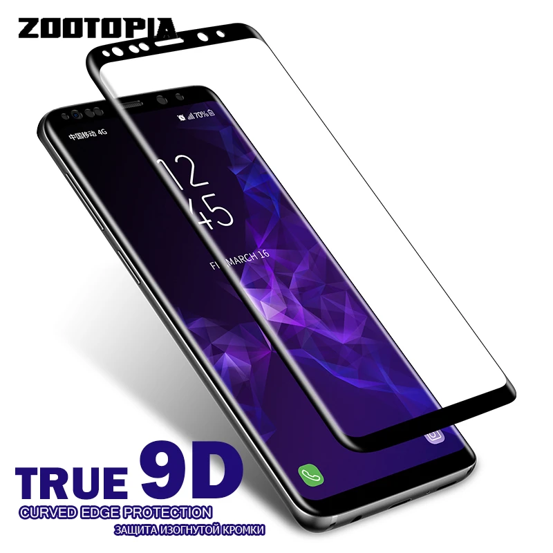 

9D Full Cover Tempered Glass For Samsung Galaxy S8 S9 Plus Note 8 9 Glass Screen Protector For Samsung S6 S7 Edge S9 Glass Film
