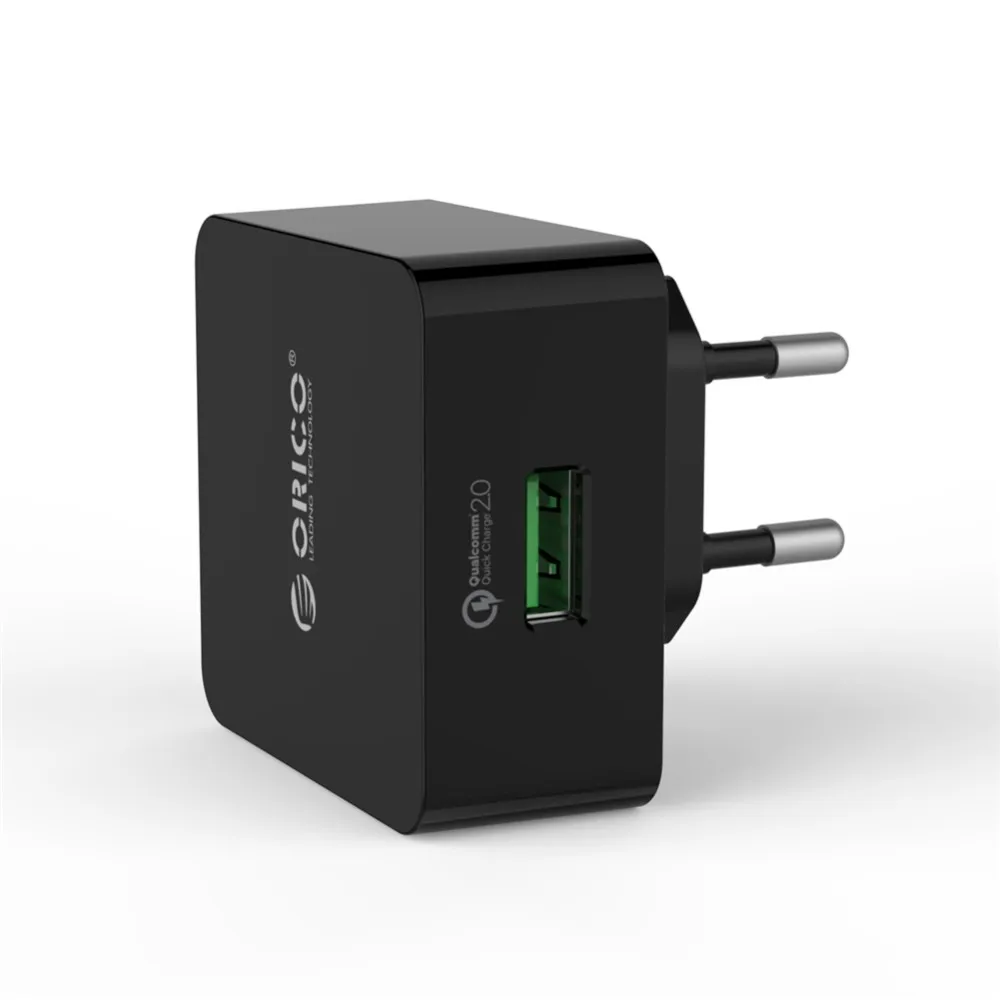 ORICO 1 порт для быстрой зарядки QC 2,0 настольное USB настенное зарядное устройство для iPhone 6S 7 iPad samsung Xiaomi htc LG и многое другое