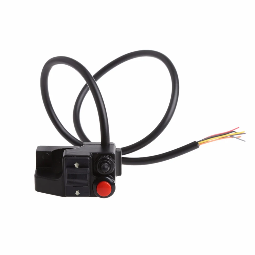 Sinal da Buzina Acessórios da Motocicleta Professional Plástico Preto Modificado Três-função Esquerda Faróis Turno 9 Professional Plástico Preto Modificado Três-função Esquerda Faróis