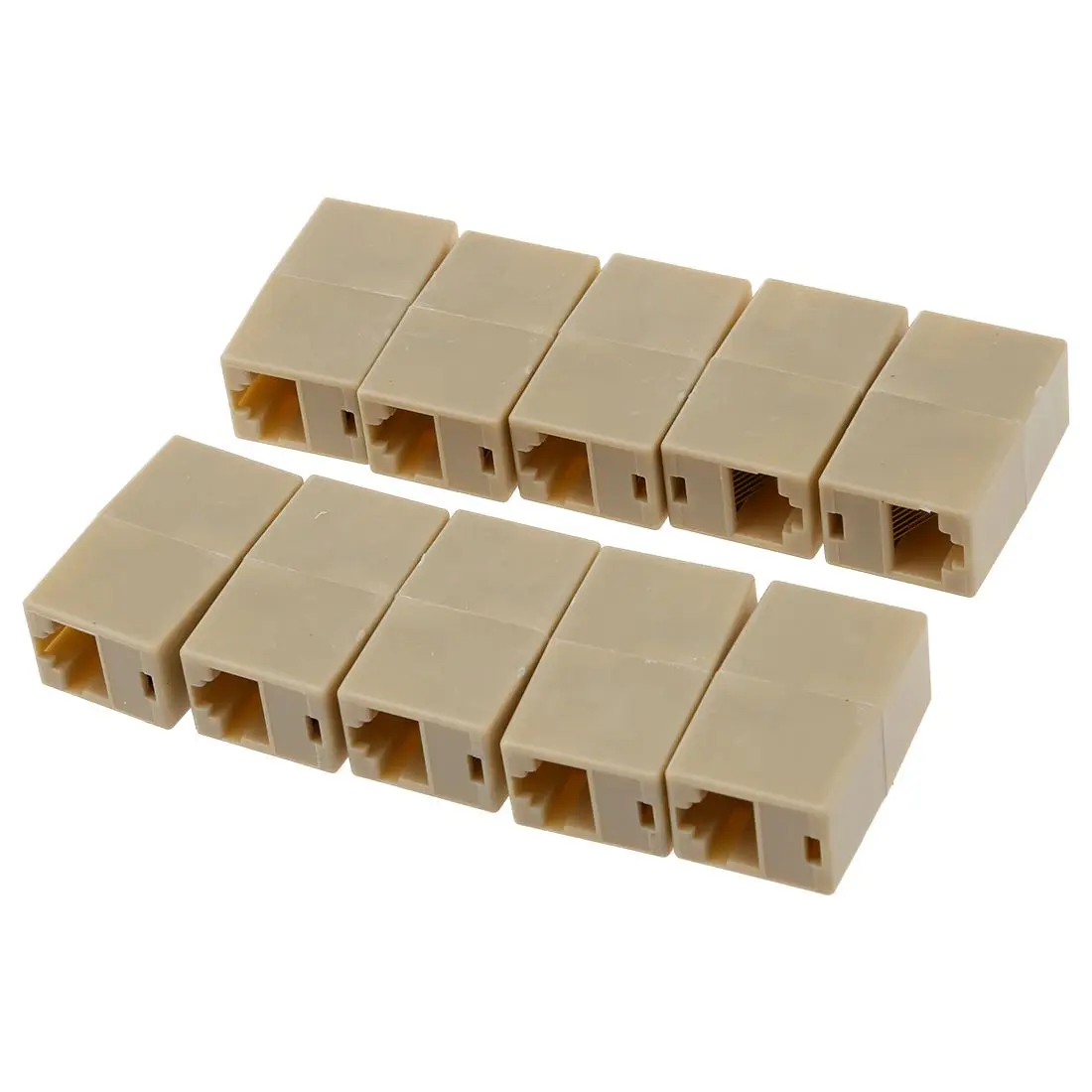 

10 X CAT5 RJ45 Network Cable Extender Plug Coupler Joiner Splitter Connector Adapter