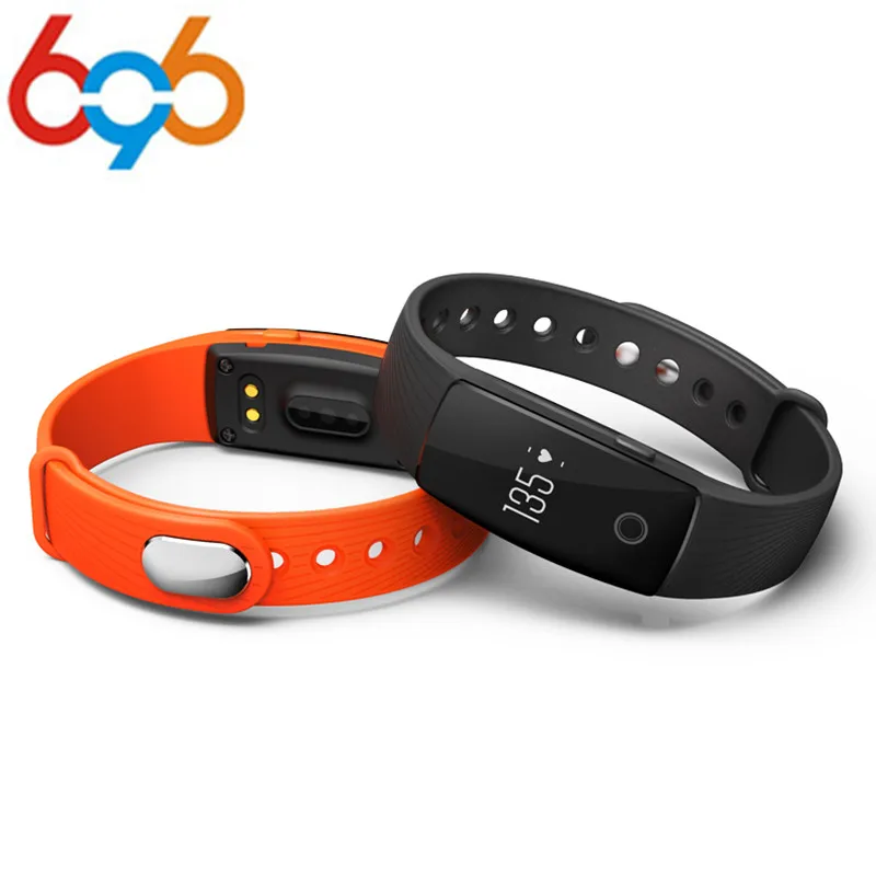 ID107 Bluetooth Smart Браслет Смарт-наручные Монитор сердечного ритма браслет Фитнес