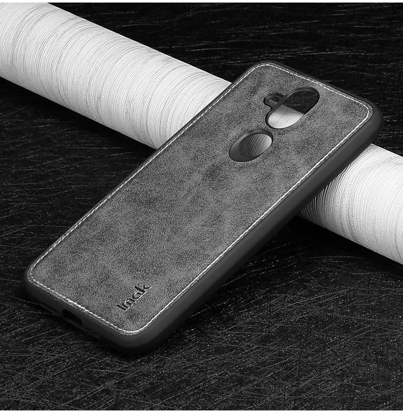 IMAK Для Nokia 8,1 чехол для Nokia X7 тканевое покрытие+ ПК+ ТПУ повышенной прочности и защищенности противоударный с рамки противоударный роскошный чехол-накладка для телефона чехол-Броня защитный щит