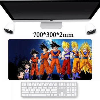 

700x300x2mm Large Anime Dragon Ball Mouse Pad Wukong Outbreak Gaming Mousepad Computer Keyboard Desk Mat Game Computer Mousepad