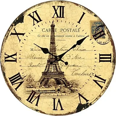 Euro Country Wall Clock HG3q | Дом и сад