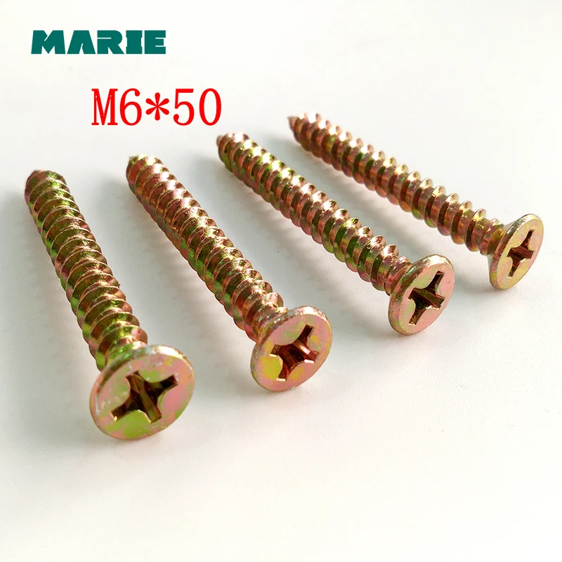 Iron round pan head philips self tapping screw M5 M6