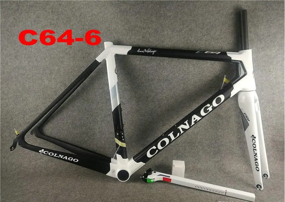 Colnago C64 полностью карбоновая рама для шоссейного велосипеда Di2 наклонная Механическая рама для шоссейного велосипеда gro UPS et black red bob framework UPS XDB DPD