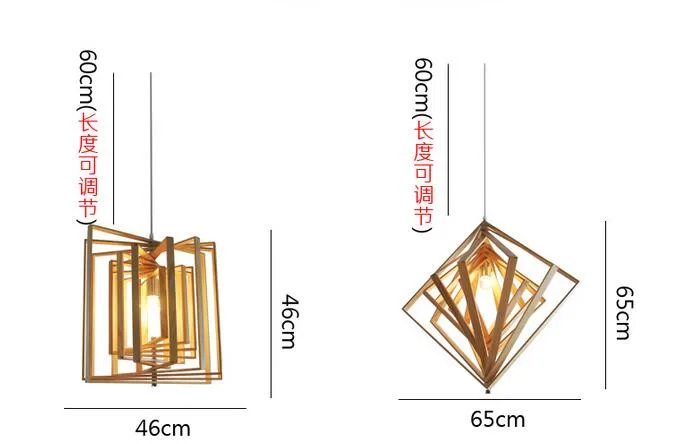 Китайский журнала подвесные светильники кафе сплошной деревянный Nordic дерева ресторан-бар droplight Простой Прихожая Кулон лампы MZ127
