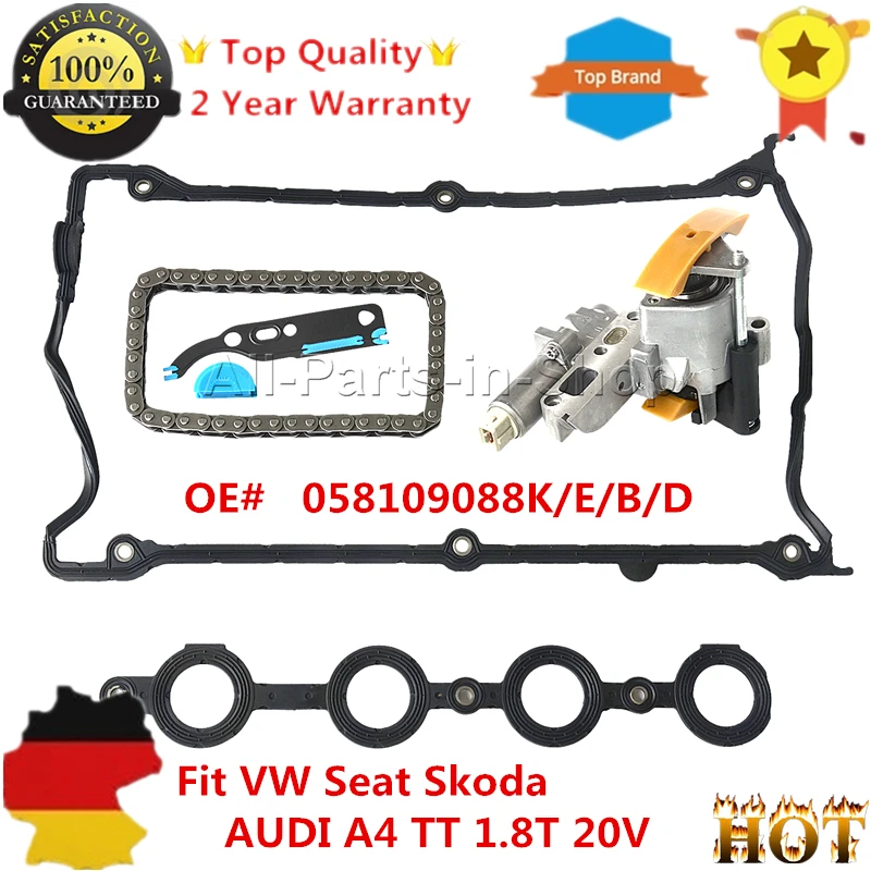 Cam Shaft Timing Chain Tensioner SOLENOID GASKET Kit For VW Skoda Audi