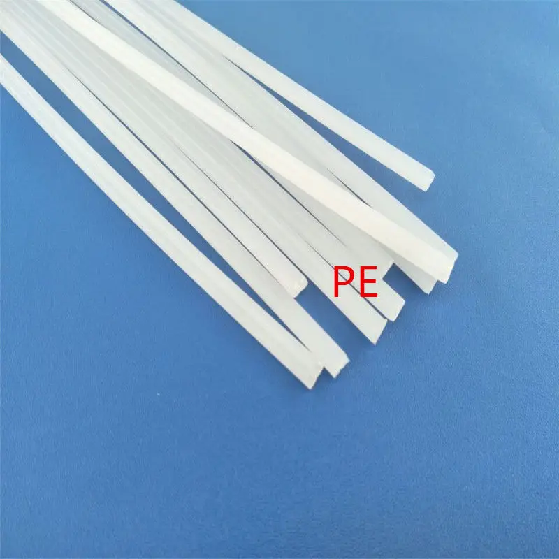 pack of 20 pcs /flat strips/ HDPE Plastic welding rods yellow 6mm 