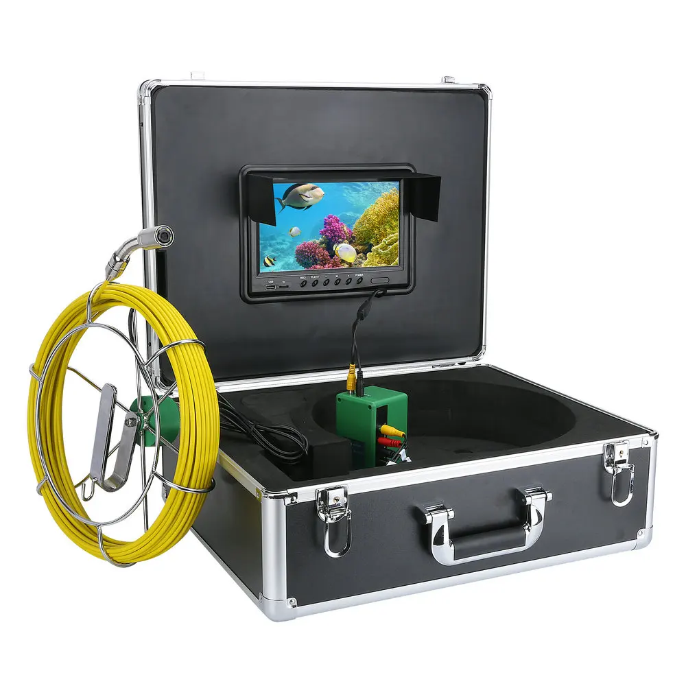 

Yobang Security 9" Inch LCD DV Recording 1000TVL Endoscope Camera Pipe Inspection Camera Borescope Camera With 6W LED Lights