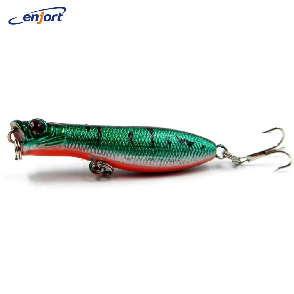 

Fishing lures 6CM-5G-8# Hooks Poppers wobbler pesca artificial hard bait fishing tackle Swimbait tackle