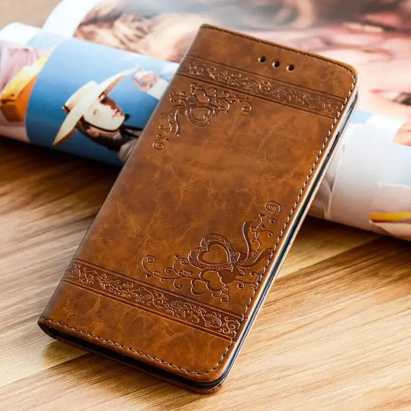 

Embossed Flowers Flip Leather Case for Smasung Galaxy M10 M20 M30 A50 Magnetic Wallet Cover for Samsung J5 J7 J1 2016 Phone Bag