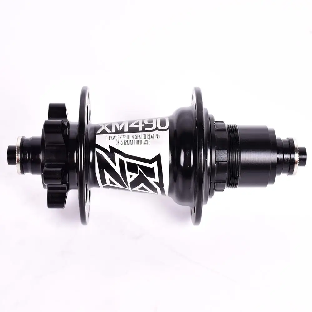 Ступица велосипедная Koozer XM490 Задняя для горного велосипеда с 4 подшипниками 10*135